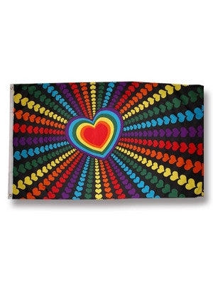 Rainbow Love Flag - HalfMoonMusic