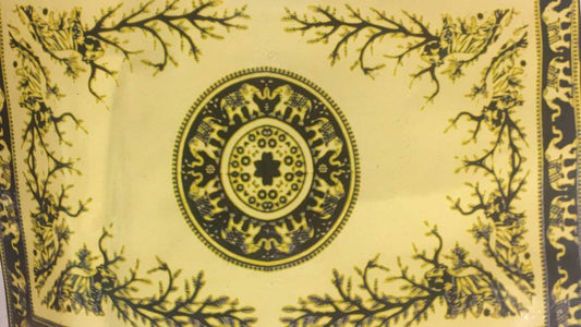 Elephants in jungle tapestry - HalfMoonMusic