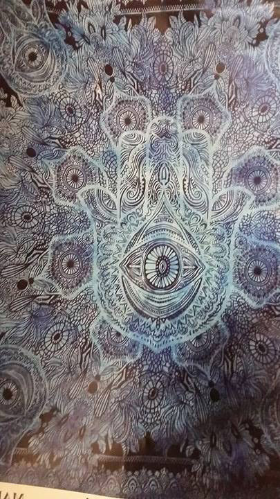 Hamsa Tapestry - HalfMoonMusic