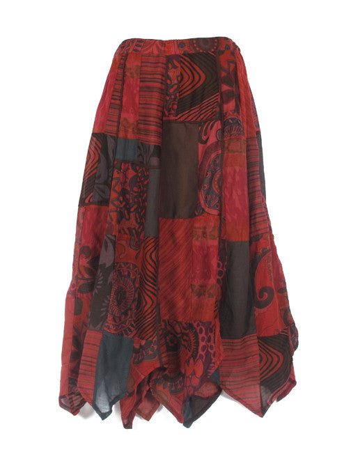 Patchwork Pixie Skirt - HalfMoonMusic
