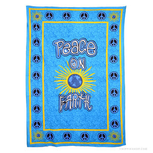 Peace On Earth Tapestry - HalfMoonMusic