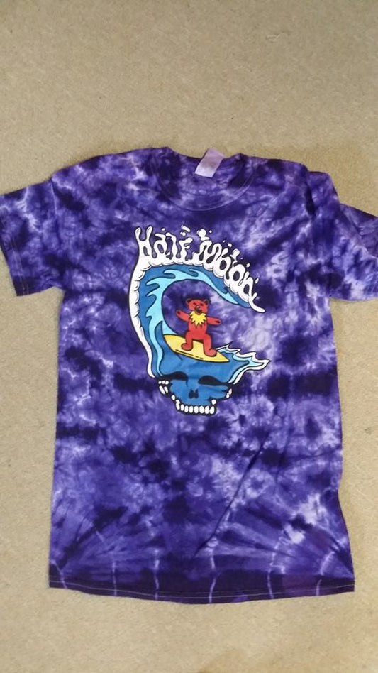 Half Moon Bear Surfer Tie Dye T-shirts - HalfMoonMusic
