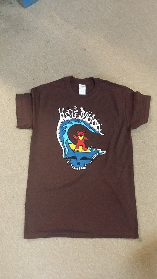 Half Moon Bear Surfer Solid T-shirt - HalfMoonMusic