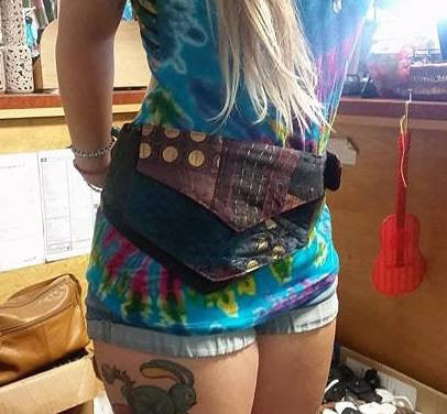 Patchwork Hip Belt - HalfMoonMusic