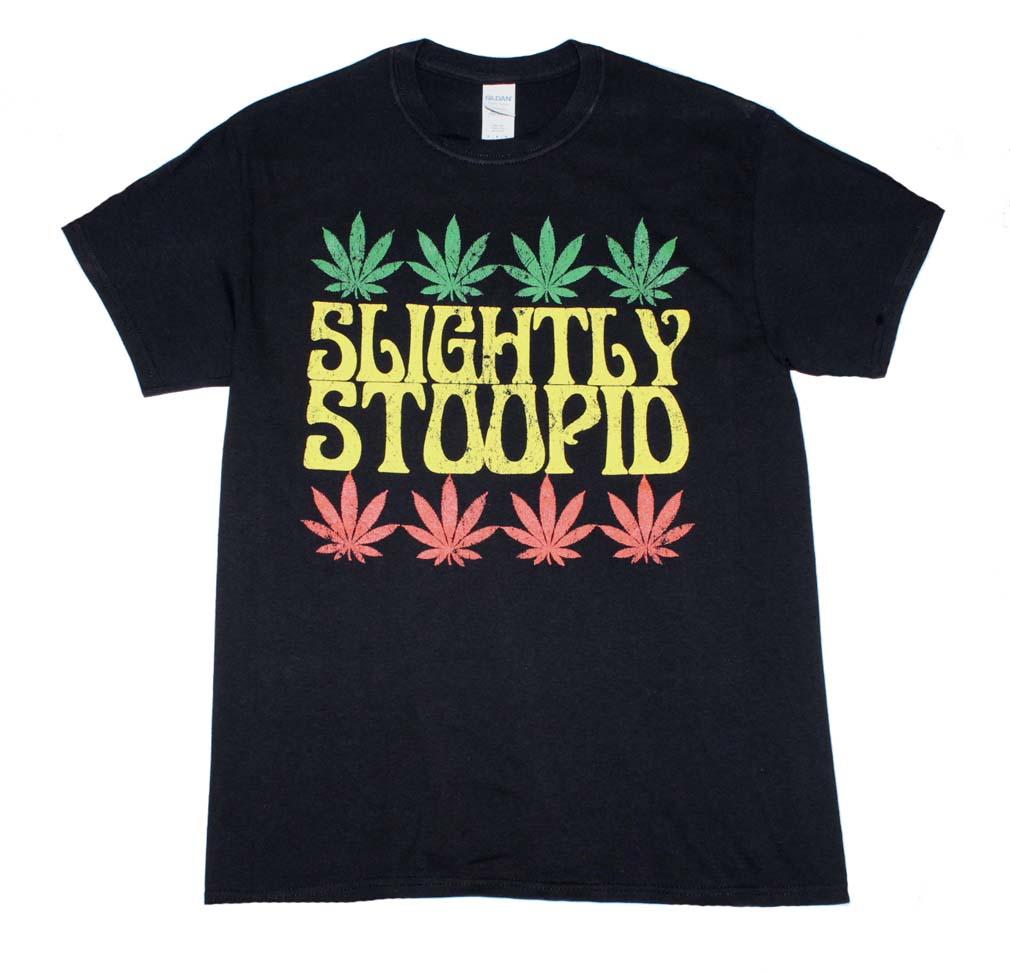 Mens Slightly Stoopid Rasta Leaf T-Shirt - HalfMoonMusic