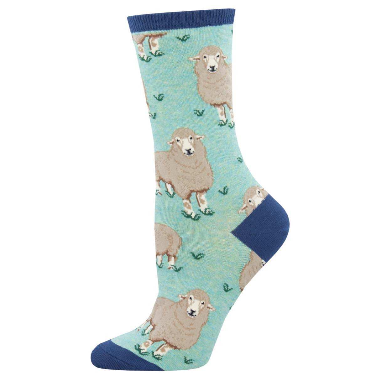 Womens Wool Be Friends Crew Socks - HalfMoonMusic