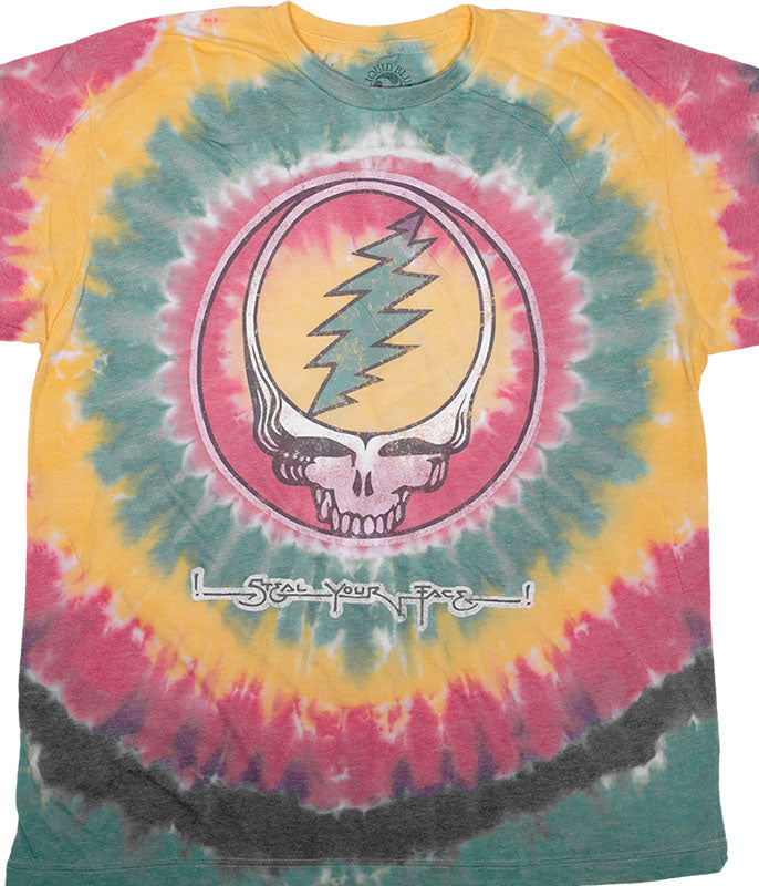 Mens Grateful Dead Vintage Rasta SYF T-Shirt - HalfMoonMusic