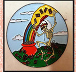 Grateful Dead Rainbow Tapes Hat Pin - HalfMoonMusic