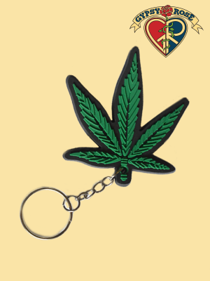 The Grass is Greener Key Chain - HalfMoonMusic