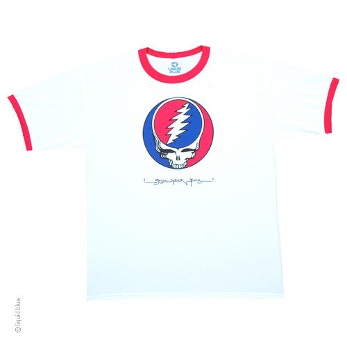 Grateful Dead Steal Your Face Ringer Tshirt - HalfMoonMusic