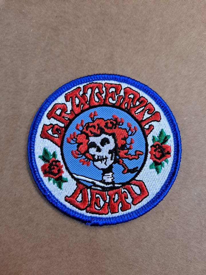 Grateful Dead Classic Bertha Roses Patch - HalfMoonMusic