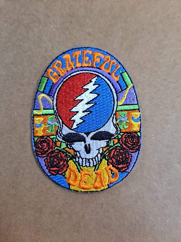 Grateful Dead Old School Stealie Patch - HalfMoonMusic