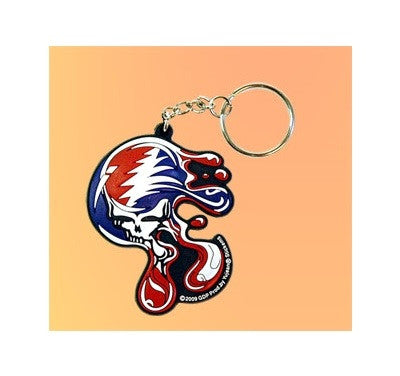 Melt Your Face Metal Key Chain - HalfMoonMusic