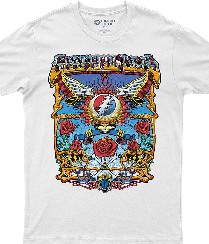 Mens Flying SYF Grateful Dead T-shirt - HalfMoonMusic