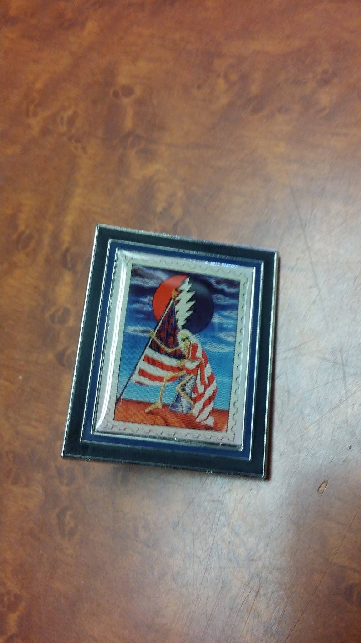 Grateful Dead Give Me Liberty Hat Pin - HalfMoonMusic