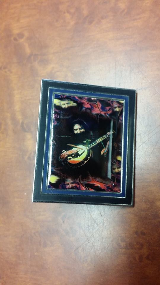 Psychedelic Jerry Playing Banjo Hat Pin - HalfMoonMusic