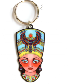 Egyptian Goddess Key Chain - HalfMoonMusic