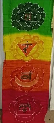 7 Chakra Wall Hanging - HalfMoonMusic