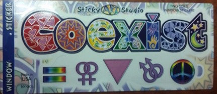 Coexist Sticker Pack - HalfMoonMusic