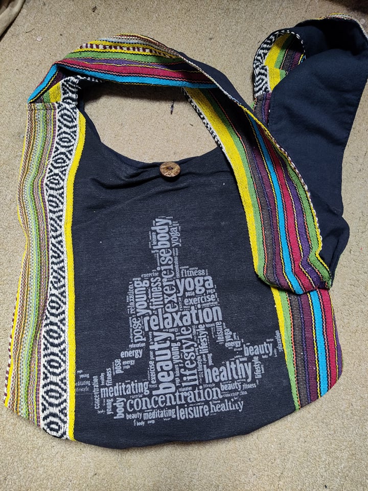 Cotton Striped Hobo Bags - HalfMoonMusic