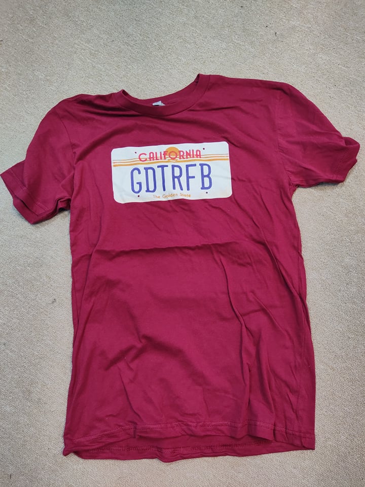 Grateful Dead GDTRFB License Plate Unisex T-shirt - HalfMoonMusic