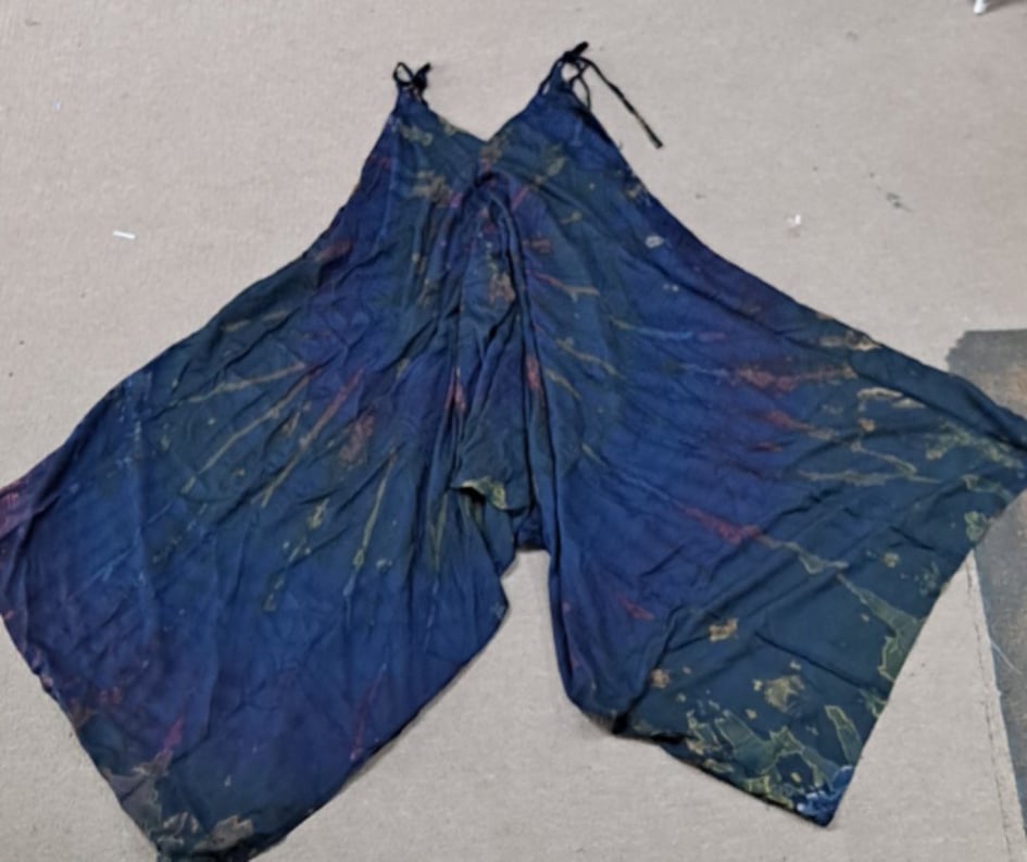 Womens Tie-Dye Sleeveless Jamming Jumpsuit - HalfMoonMusic