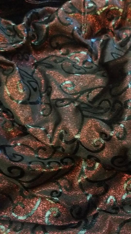Metallic Printed Stretchy Harem Pants - HalfMoonMusic
