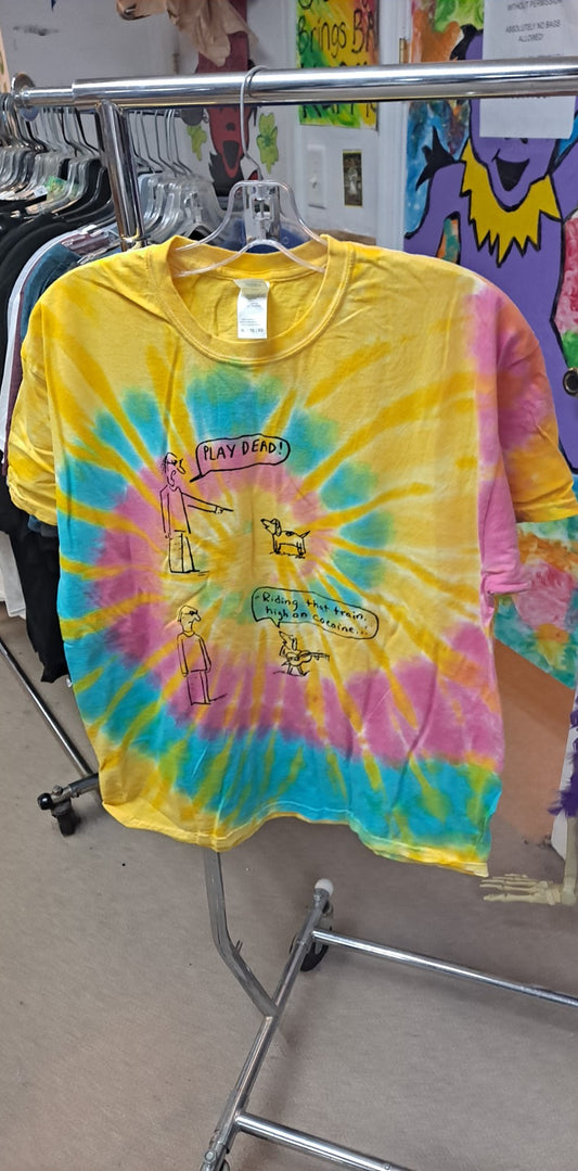 Play Dead Tie Dye T-Shirt - HalfMoonMusic
