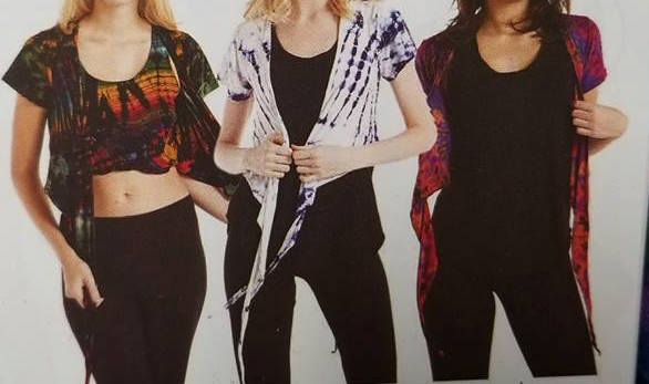 Spandex Wrap Top/Cardigan - HalfMoonMusic