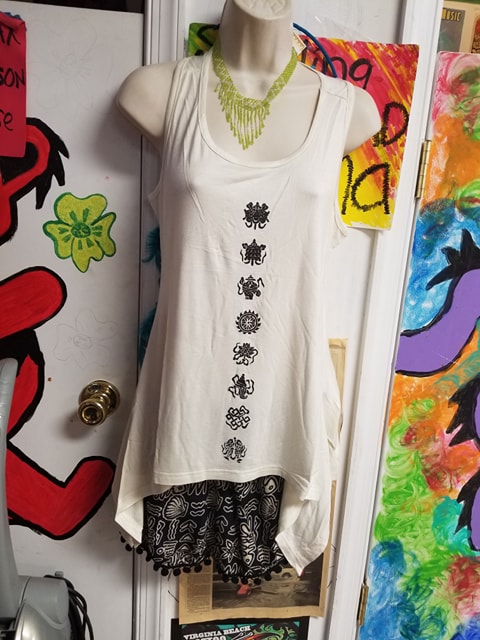 8 Signs Viscose Tank Top - HalfMoonMusic
