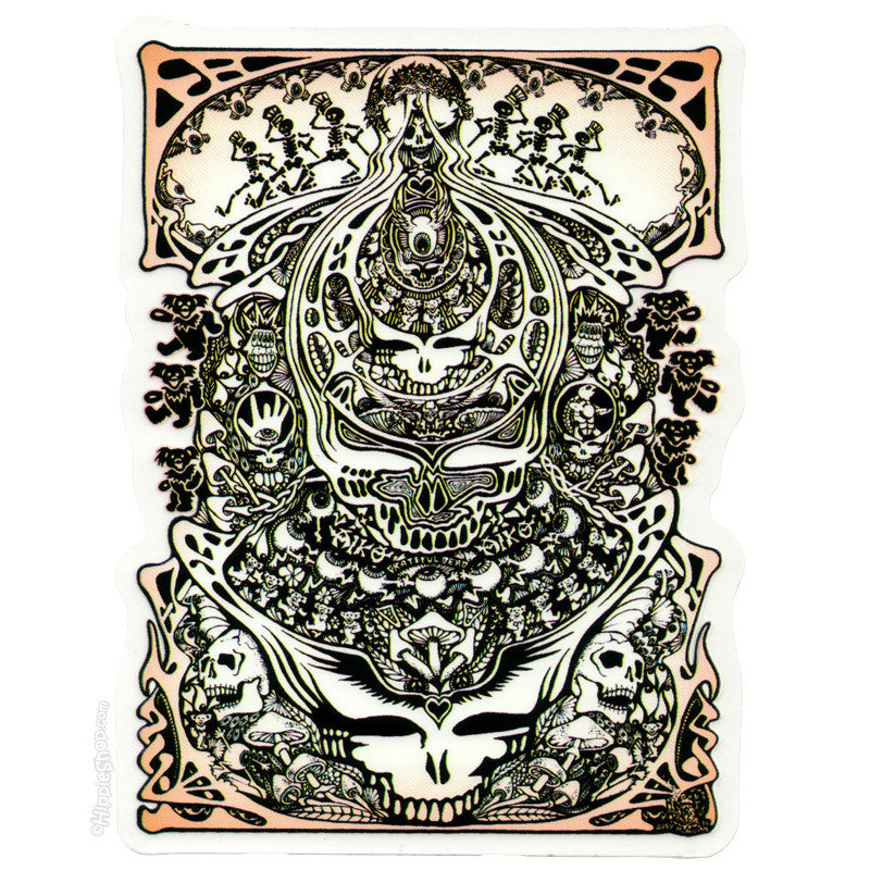 Grateful Dead Aiko Aiko Cream T-shirt - HalfMoonMusic