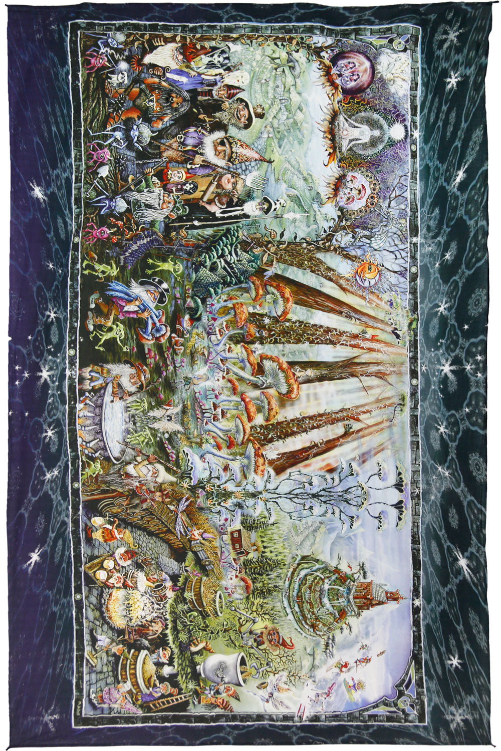 Heady Friends Forest Mini Art Tapestry - HalfMoonMusic