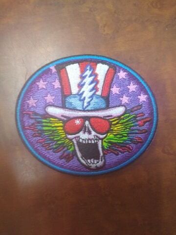 Uncle Psycle Sam Patch - HalfMoonMusic