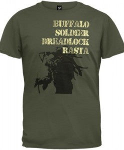 Bob Marley Buffalo Soldier T-Shirt - HalfMoonMusic