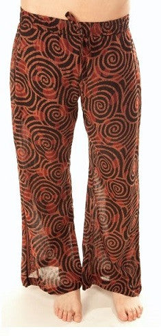 Spiral Wide Legged Pants - HalfMoonMusic