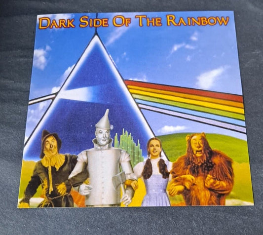 Pink Floyd Wizard Of Oz Dark Side Of The Rainbow Sticker - HalfMoonMusic