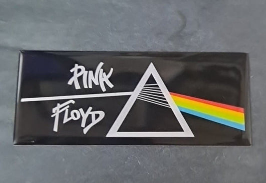 Pink Floyd Dark Side Of The Moon Rainbow Prism Metal Sticker - HalfMoonMusic