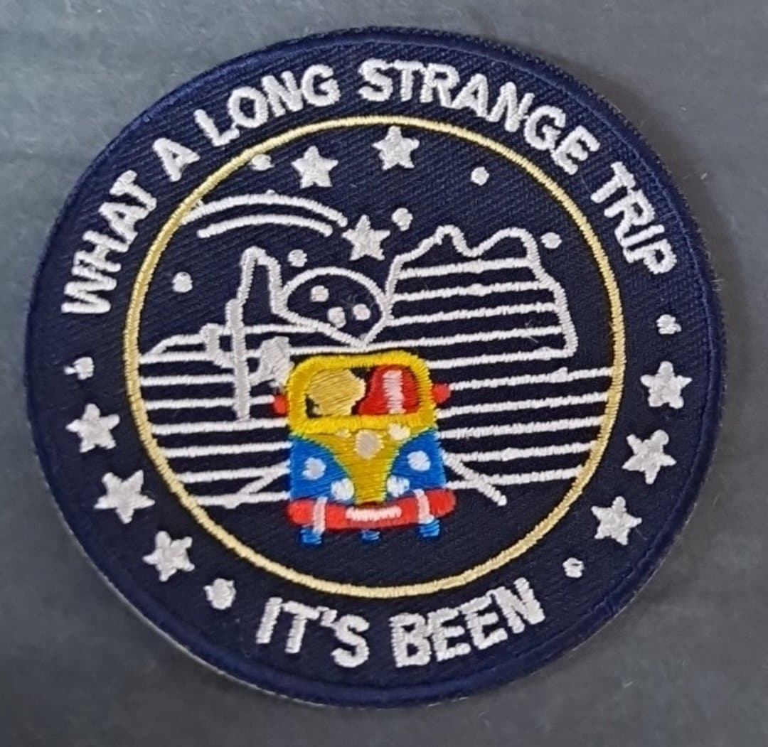 Grateful Dead What A Long Strange Trip It's Been Bus Patch - HalfMoonMusic
