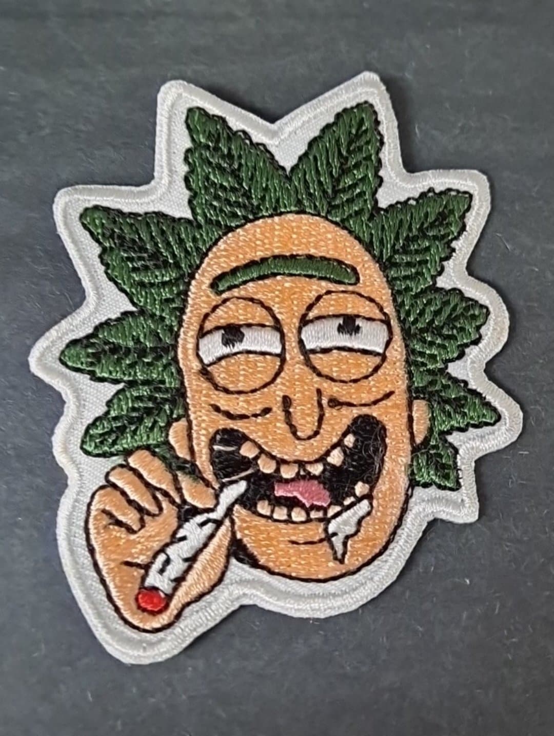 Rick & Morty Stoner Rick Patch - HalfMoonMusic