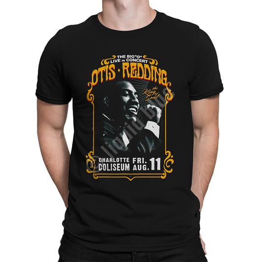 Mens Otis Redding Charlotte Coliseum T-Shirt - HalfMoonMusic