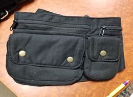 Carefree Double Pocket Cotton Fanny Pack - HalfMoonMusic