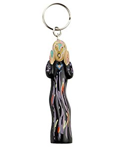 Scream Doll Art Key Chain - HalfMoonMusic