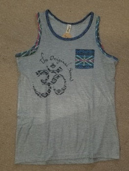 Mens Om Sound Tank Top - HalfMoonMusic