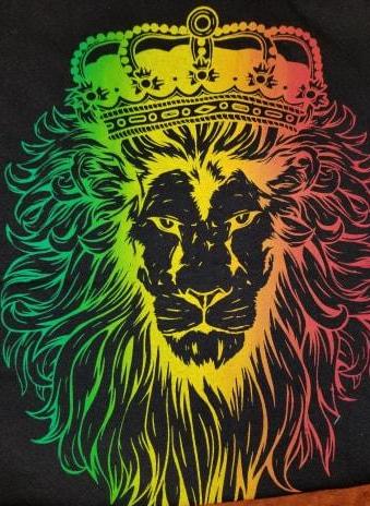 Men's Rasta Lion Tank Top - HalfMoonMusic