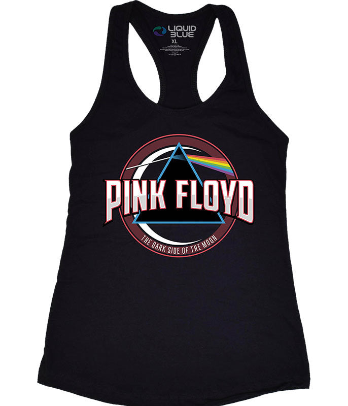 Women's Pink Floyd Dark Side Racerback Tank Top - HalfMoonMusic