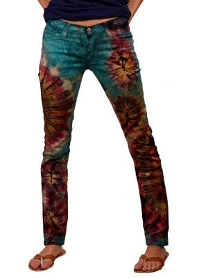 Tie dye Jeans - HalfMoonMusic