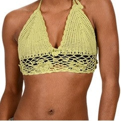 Heartbreaker Floral Crochet Womens Top - HalfMoonMusic
