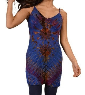 Womens Backstage Pass Tie-Dye Dress - HalfMoonMusic
