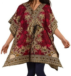 Bohemian Bazaar silky Womens Top - HalfMoonMusic