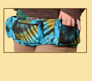 Electric Forest Tie Dye Hiprider Multi Bag - HalfMoonMusic